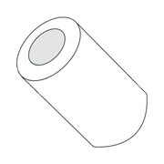 NEWPORT FASTENERS Round Spacer, #6 Screw Size, Natural Nylon, 1/2 in Overall Lg, 0.140 in Inside Dia 889344